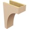 Ekena Millwork 6"W x 12"D x 18"H Classic Huntington Rough Cedar Woodgrain TimberThane Corbel, Primed Tan CORUR06X12X18HUNRCPR - alternate 5